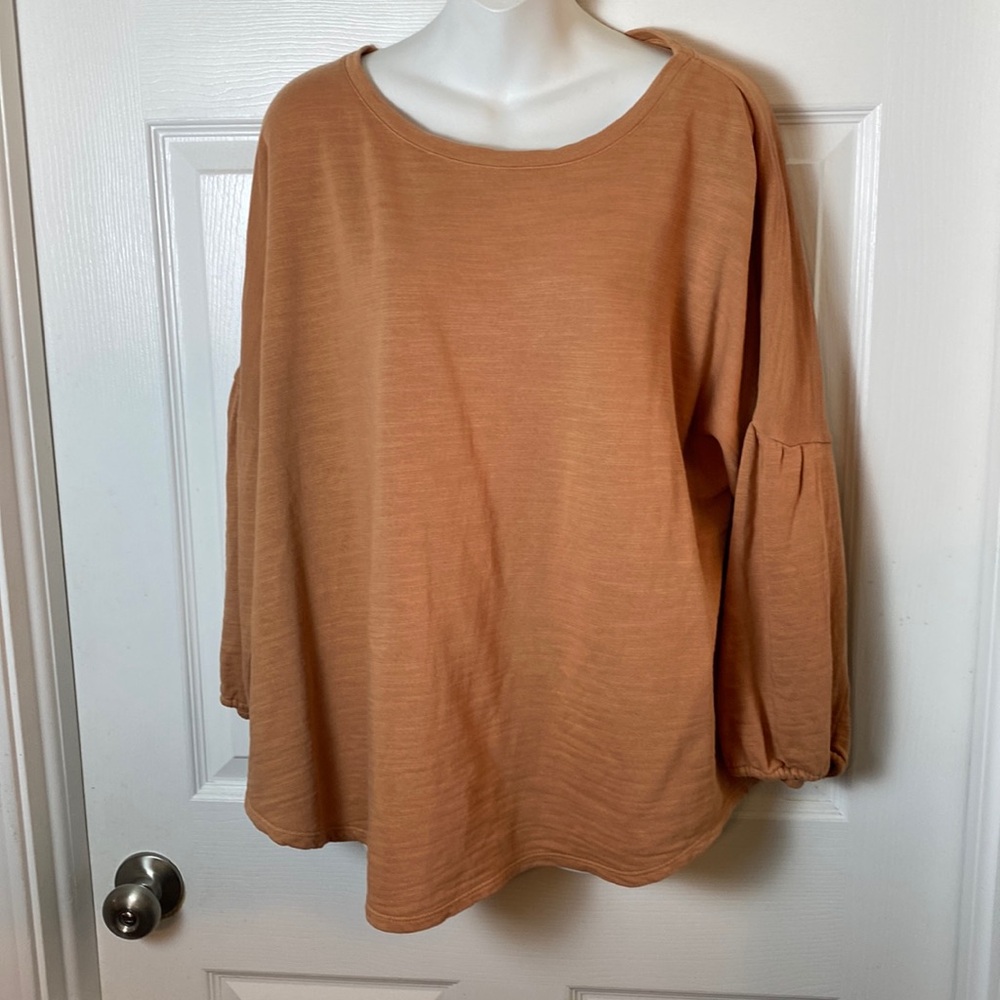 Pure Jill Sweater Sweatshirt Pullover Boxy Oversized Cozy Dropped Shoulder XL